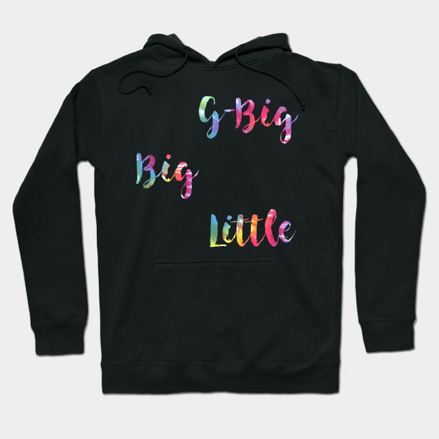 Tie Dye Big Little Hoodie by lolosenese